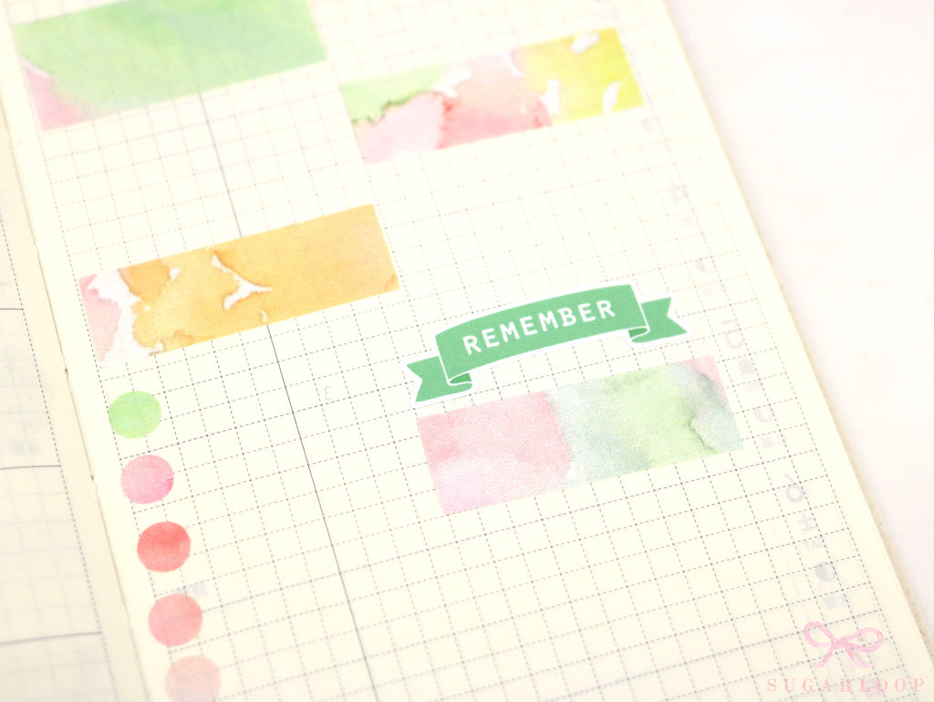 Remember Planner and Journal Sticker Header Labels