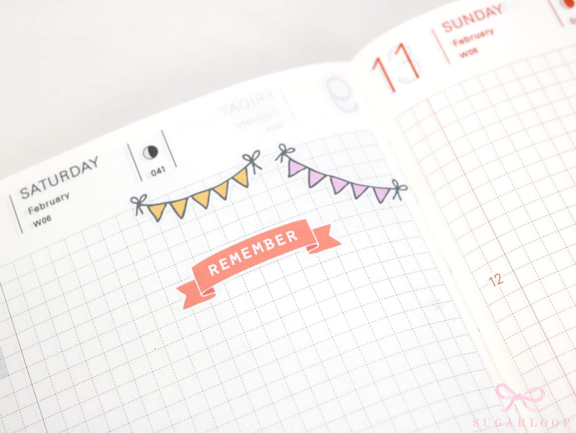 Remember Planner and Journal Sticker Header Labels