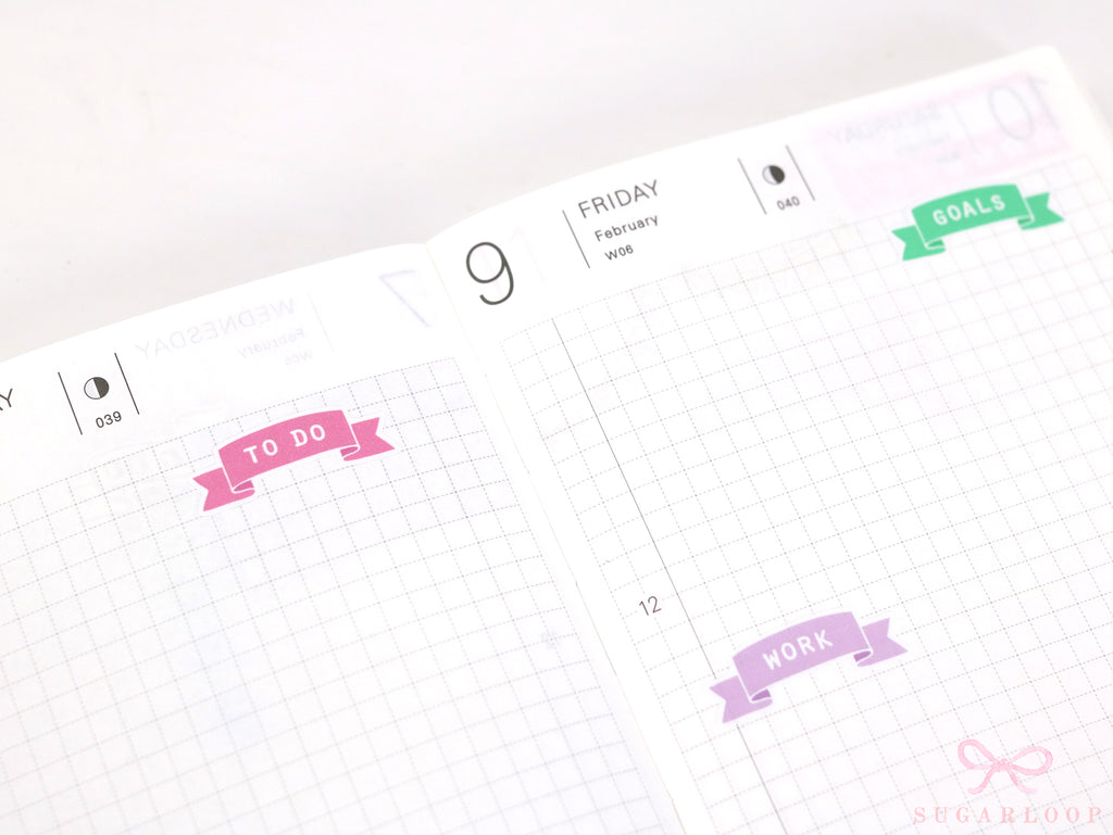 To Do Header Title Planner and Journal Sticker Labels