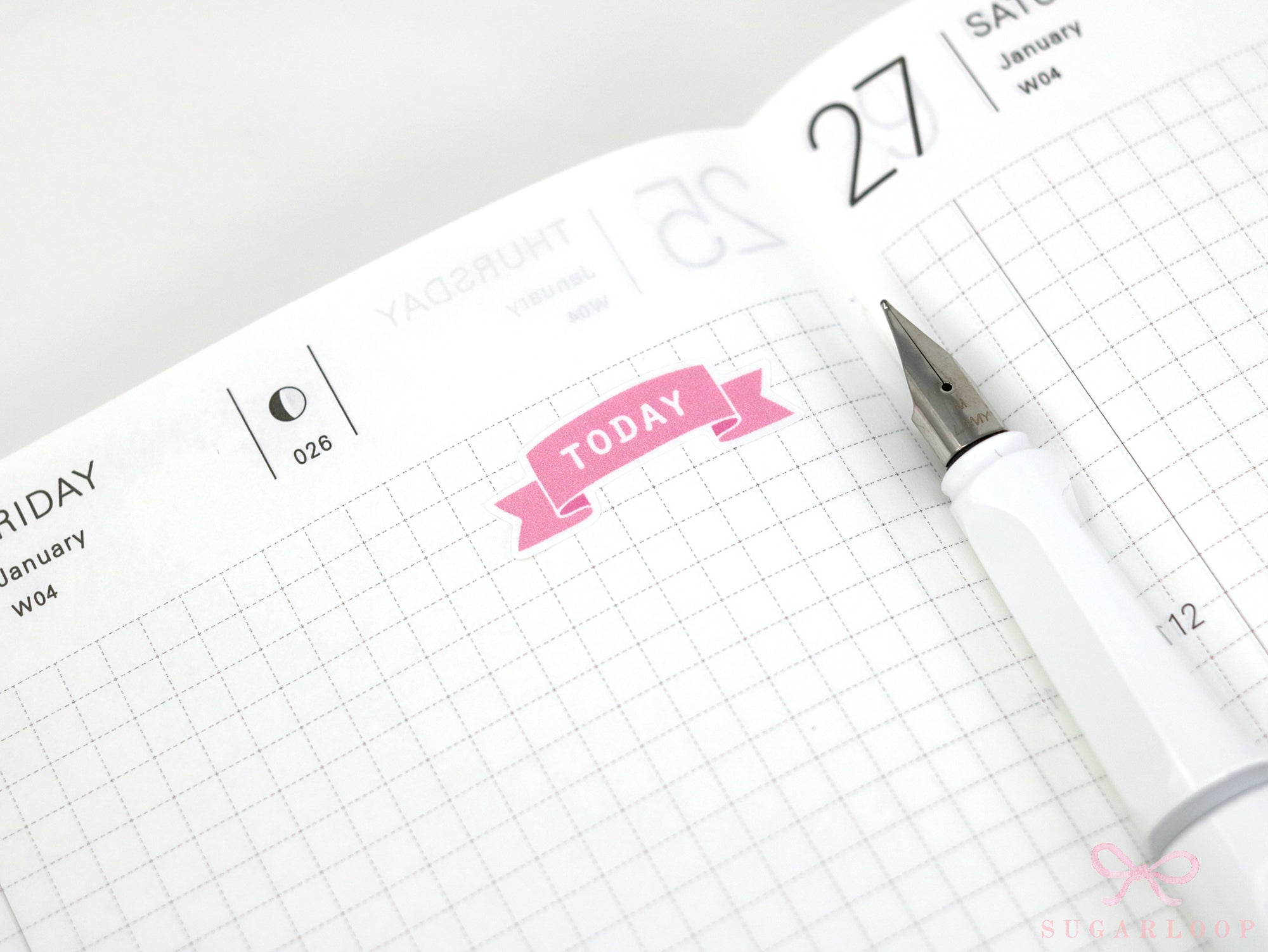 Goals Planner and Journal Stickers: Headers  Labels