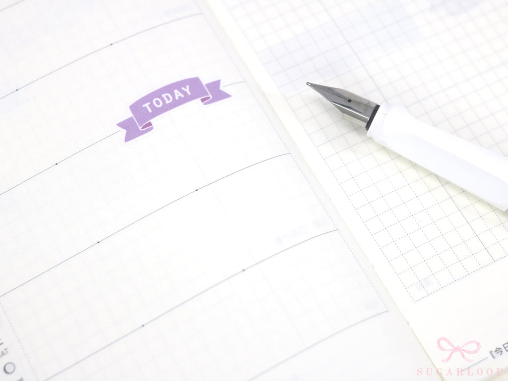 Goals Planner and Journal Stickers: Headers  Labels