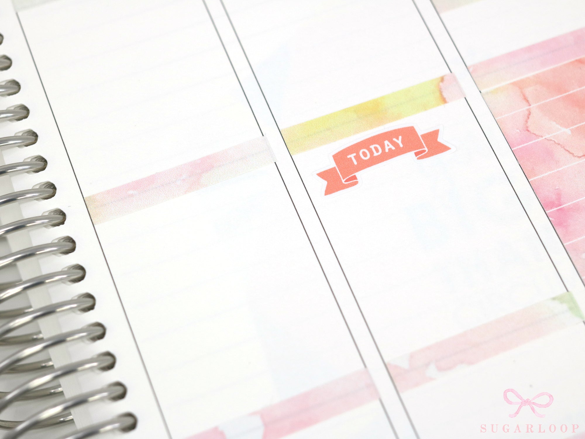 Goals Planner and Journal Stickers: Headers  Labels
