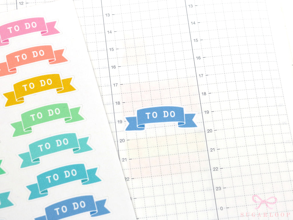 To Do Header Title Planner and Journal Sticker Labels