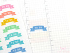 To Do Header Title Planner and Journal Sticker Labels