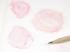 Light Pink Watercolor Washi Sticker Flakes – Set of 6