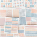 Gingham Planner Stickers – Dots  Headers  Boxes  Strips & Deco for Journals  Diaries and Calendars