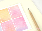 Watercolor Checklist Planner and Journal Stickers: Color Code  Checklists  Bullet Points  Tasks  Lists