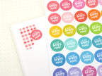 Happy Mail Planner Stickers: Journaling  Snail Mail  Penpal