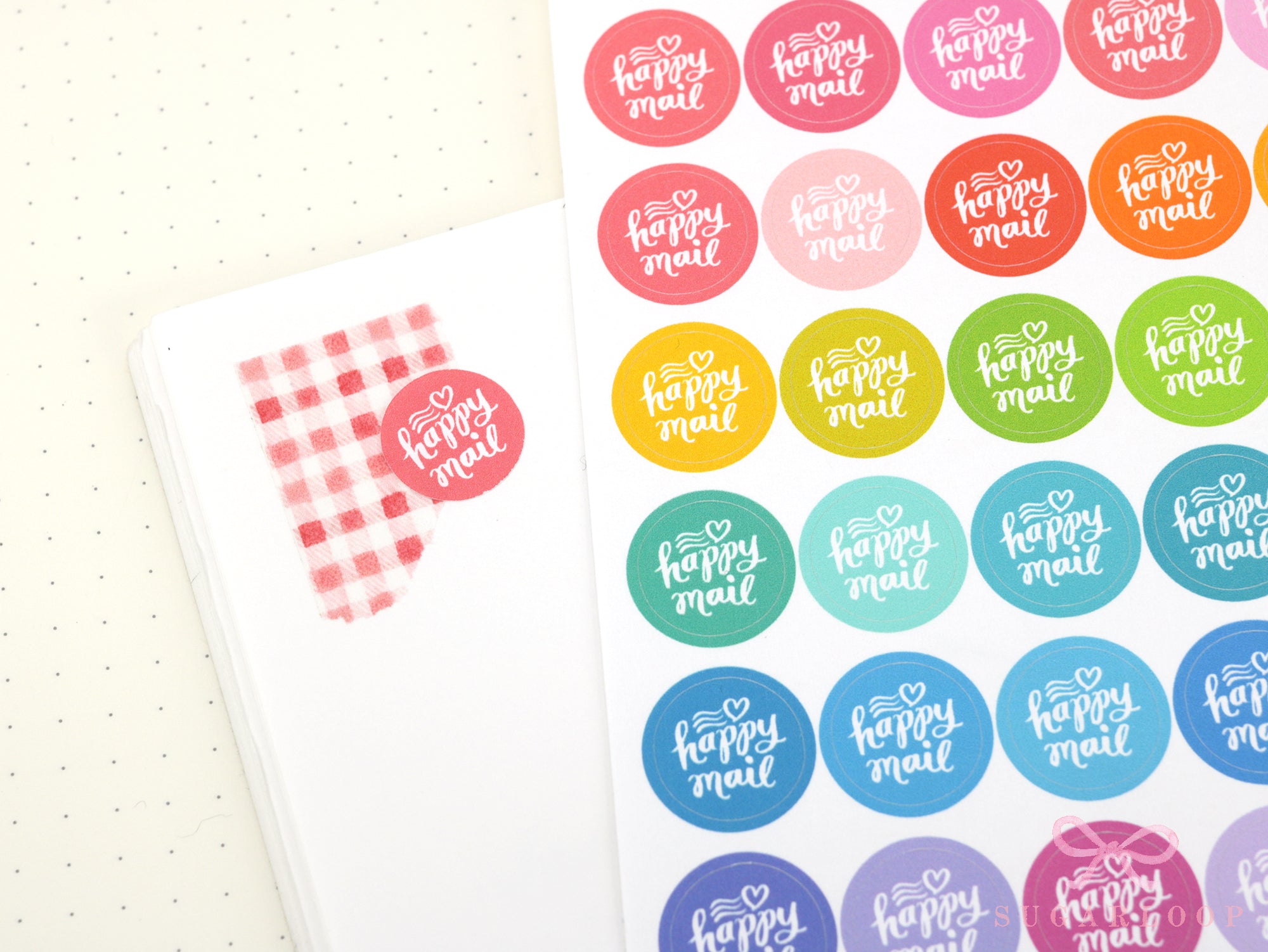 Happy Mail Planner Stickers: Journaling  Snail Mail  Penpal