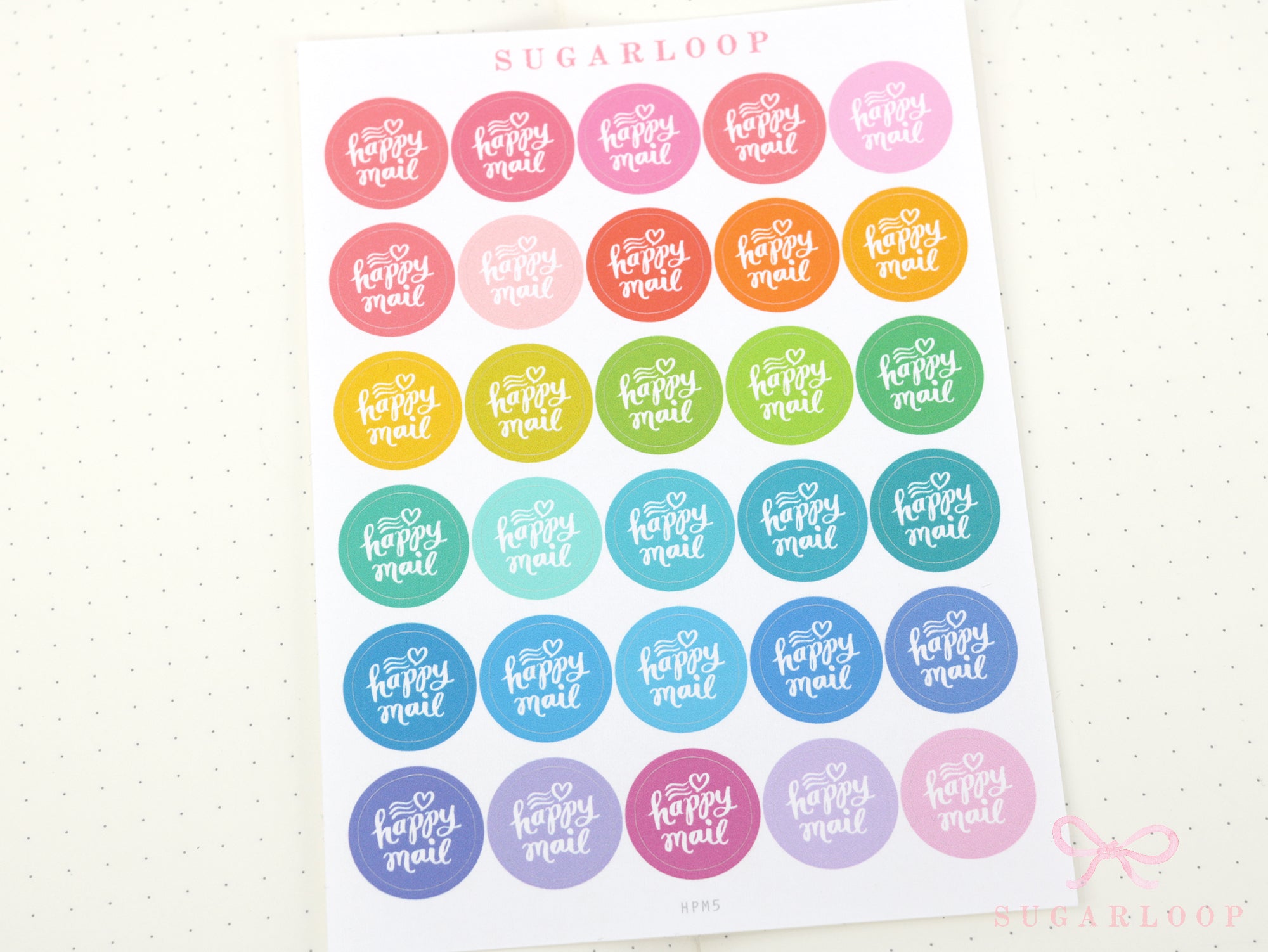 Happy Mail Planner Stickers: Journaling  Snail Mail  Penpal