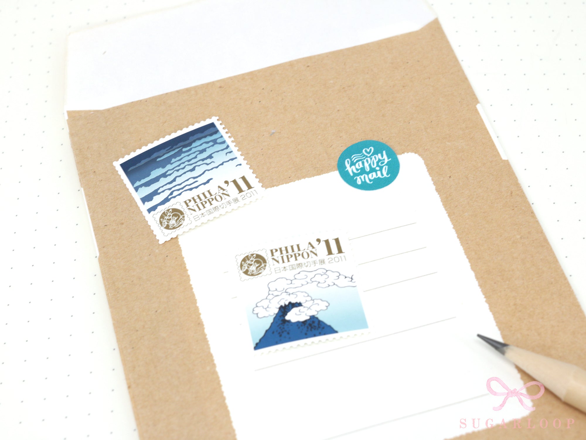 Happy Mail Planner Stickers: Journaling  Snail Mail  Penpal