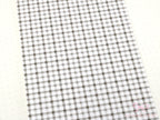 Washi Paper Printed Pattern Sheet for Planners and Journals: Grey Gingham Plaid