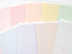 Washi Paper Printed Pattern Sheet for Planners and Journals: Micro Tiny Grid