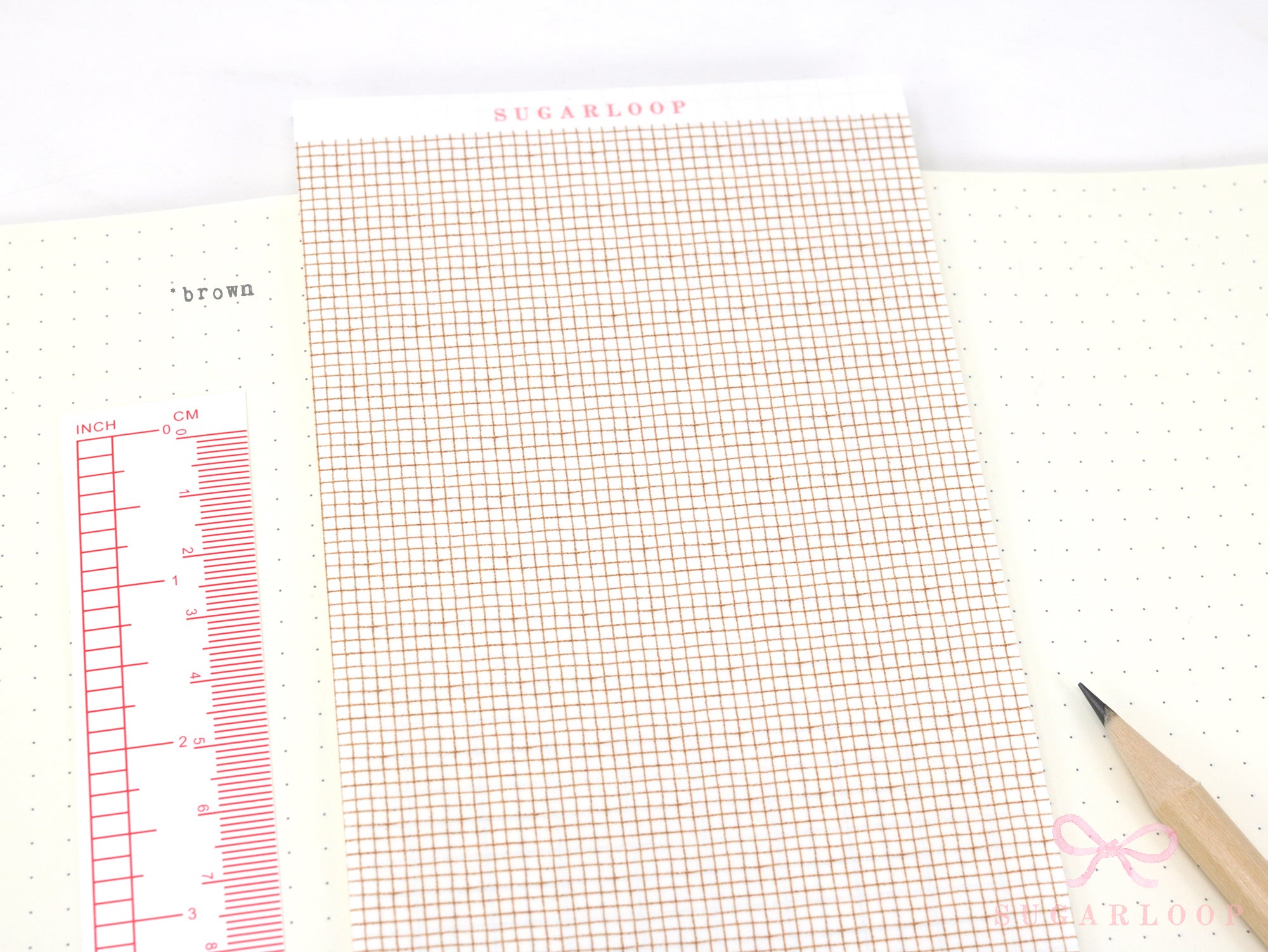 Washi Paper Printed Pattern Sheet for Planners and Journals: Micro Tiny Grid
