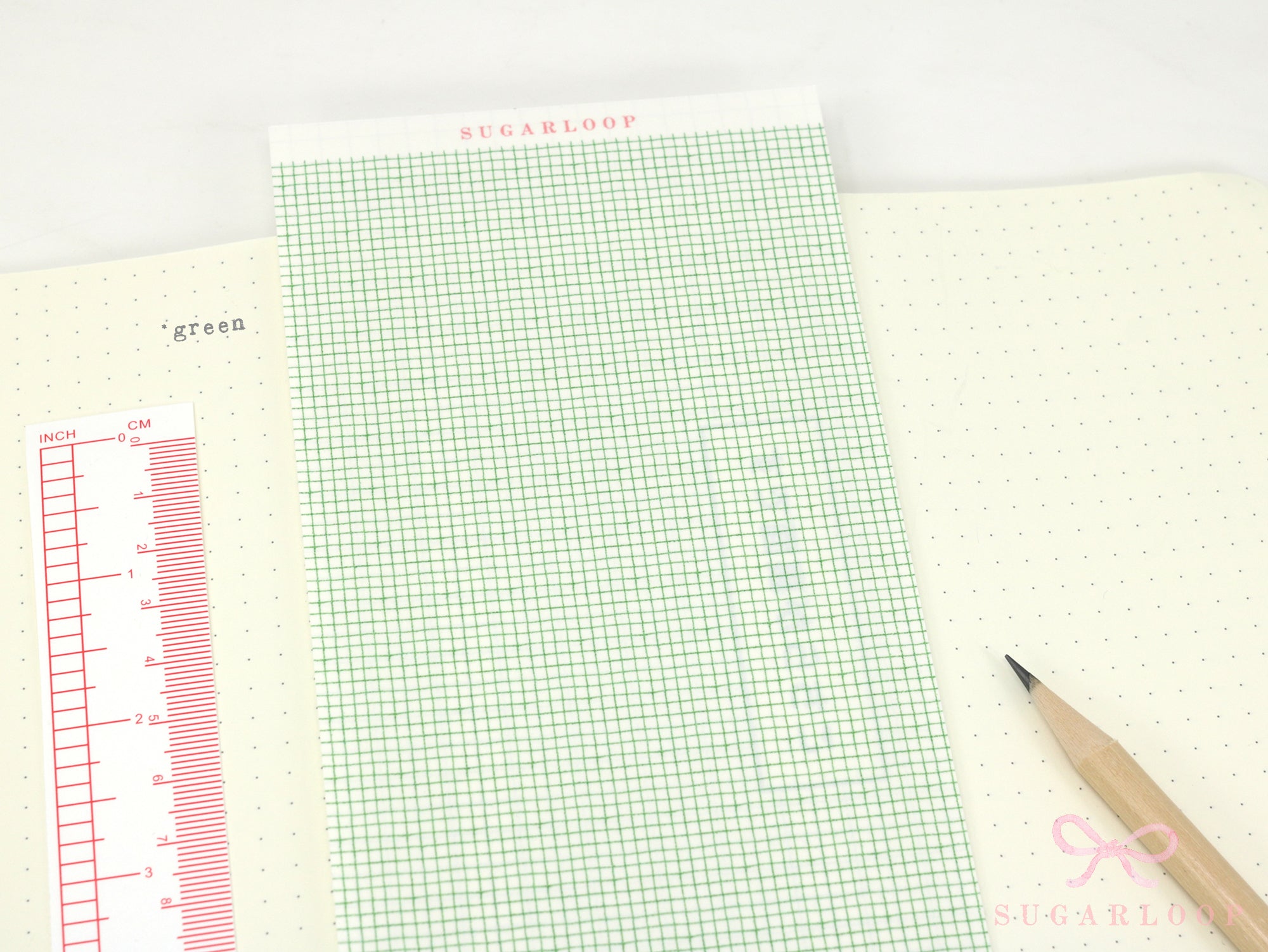 Washi Paper Printed Pattern Sheet for Planners and Journals: Micro Tiny Grid