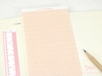 Washi Paper Printed Pattern Sheet for Planners and Journals: Micro Tiny Grid