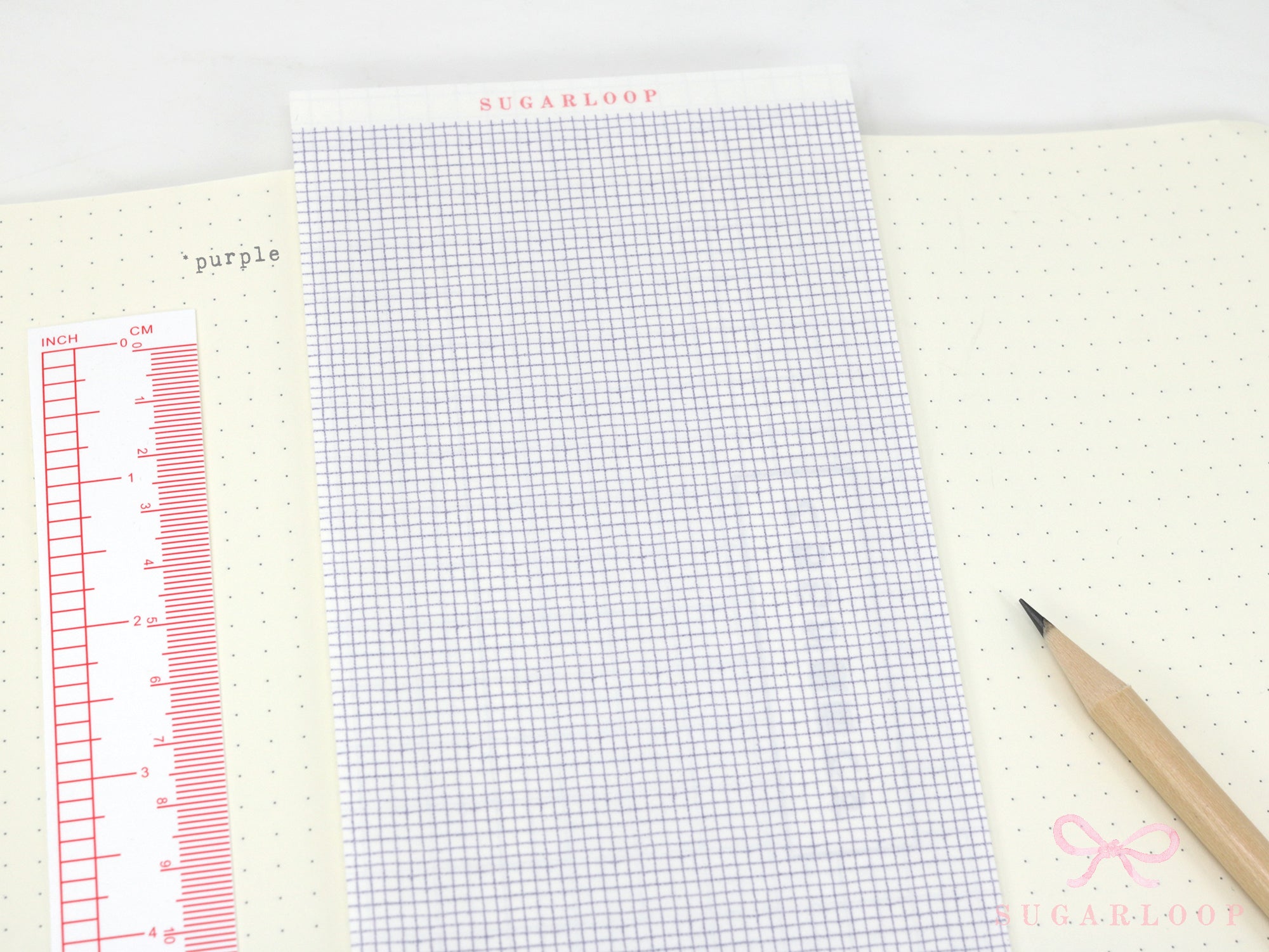 Washi Paper Printed Pattern Sheet for Planners and Journals: Micro Tiny Grid