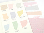 Washi Paper Printed Pattern Sheet for Planners and Journals: Micro Tiny Grid