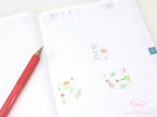 Washi Paper Printed Pattern Sheet for Planners and Journals: Floral  Spring Flowers