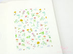 Washi Paper Printed Pattern Sheet for Planners and Journals: Floral  Spring Flowers
