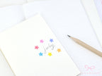 Stars Planner and Journal Stickers: Journaling Checklist Watercolor (8mm)