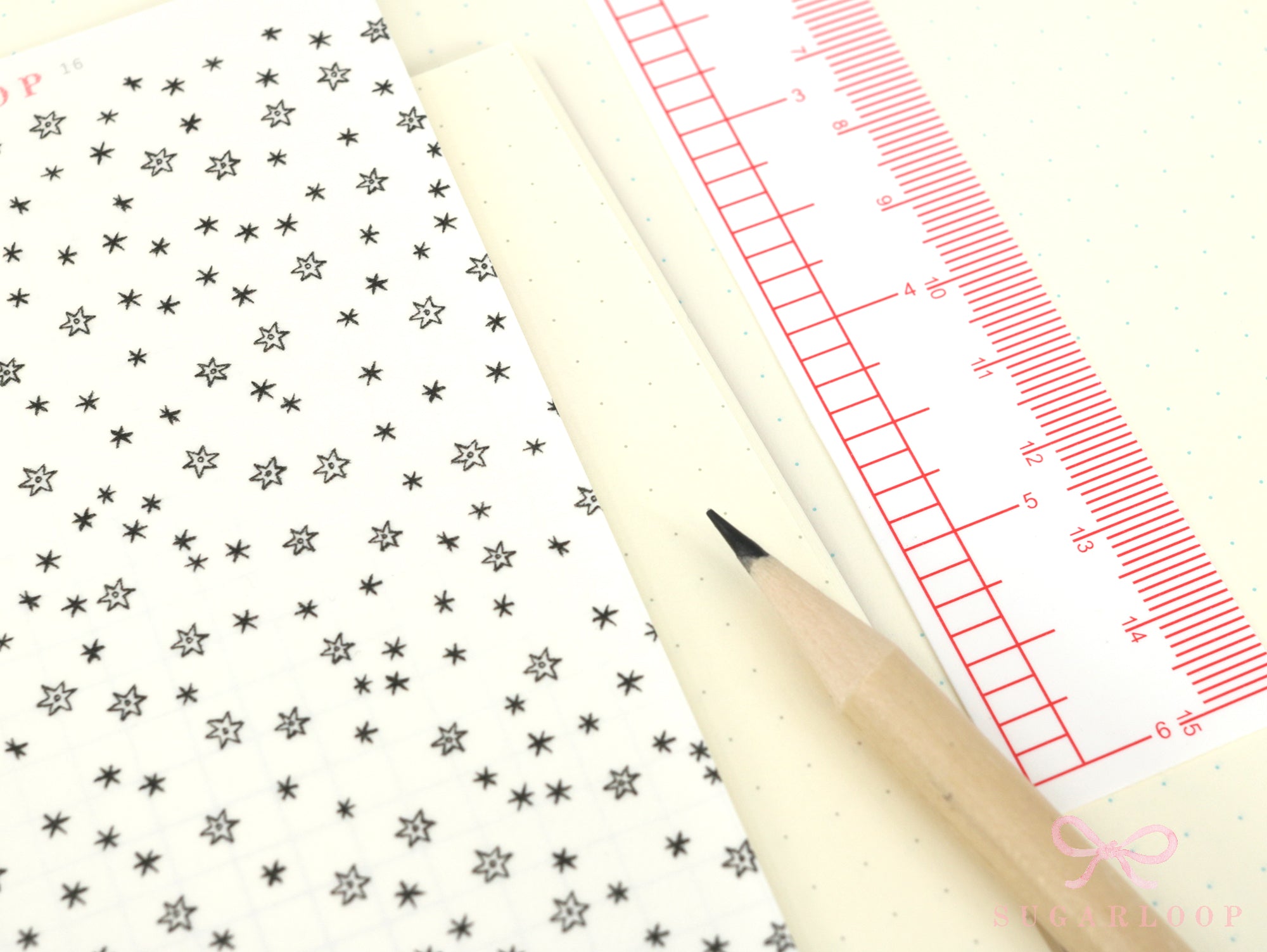 Washi Paper Deco Pattern Sheet for Planners and Journals: Constellations, Stars, Space