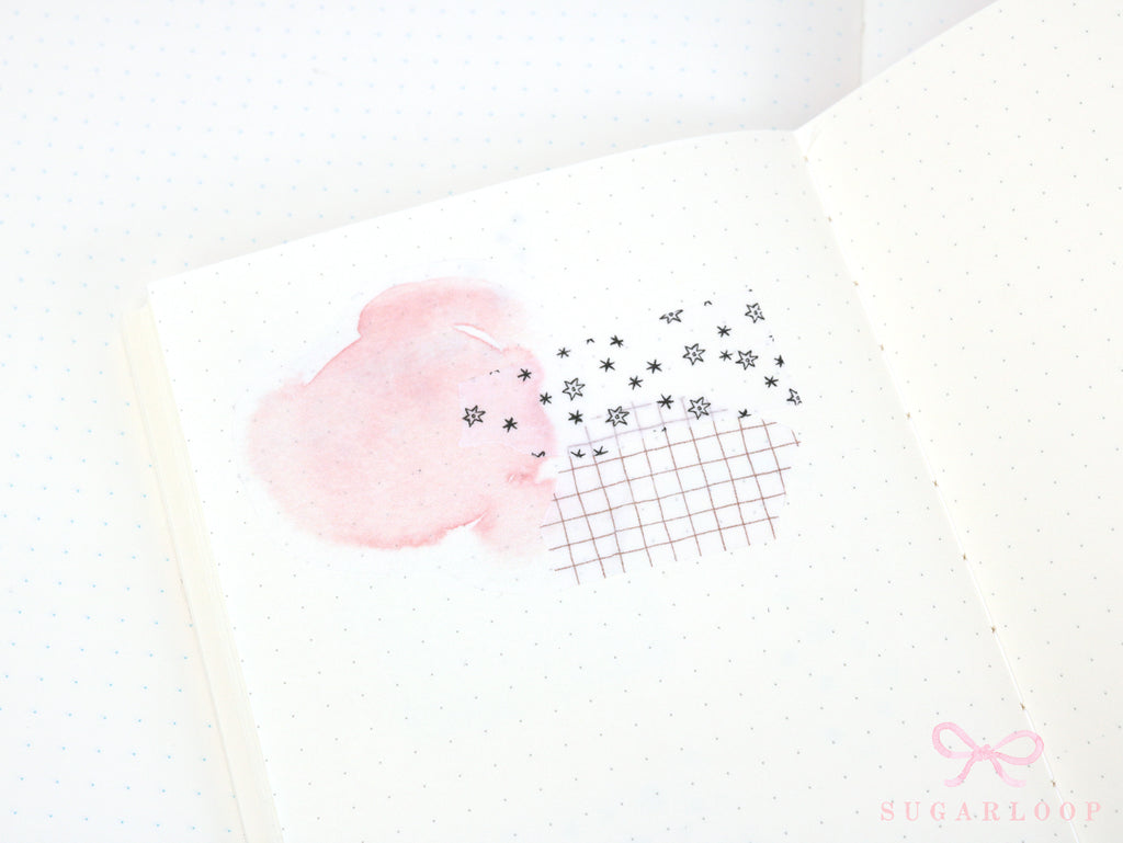 Washi Paper Deco Pattern Sheet for Planners and Journals: Constellations, Stars, Space