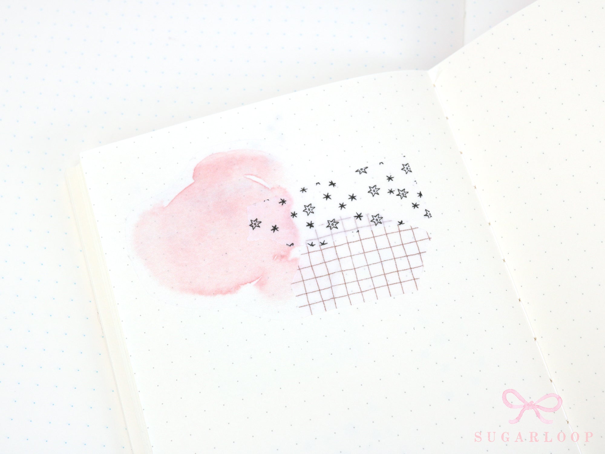 Washi Paper Deco Pattern Sheet for Planners and Journals: Constellations, Stars, Space