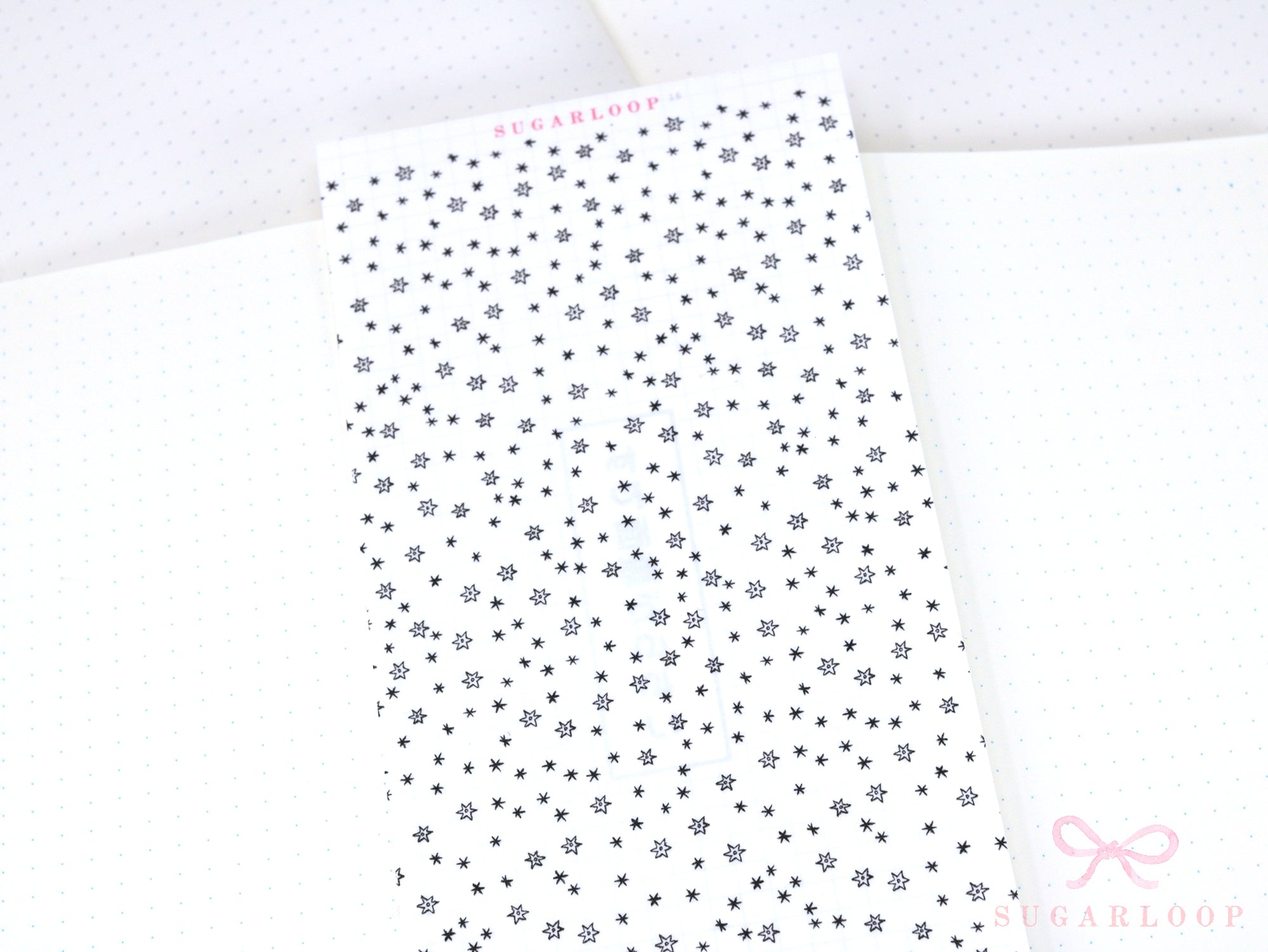 Washi Paper Deco Pattern Sheet for Planners and Journals: Constellations, Stars, Space