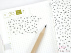 Washi Paper Deco Pattern Sheet for Planners and Journals: Constellations, Stars, Space