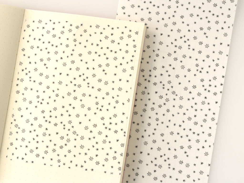 Washi Paper Deco Pattern Sheet for Planners and Journals: Constellations, Stars, Space