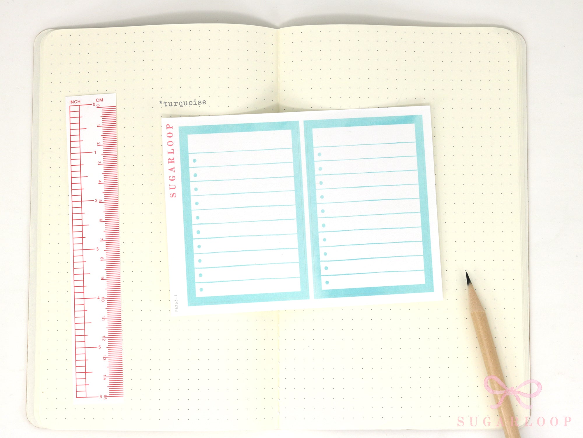 Large Watercolor Checklist Planner and Journal Stickers: Bullet Points, Tasks, Lists