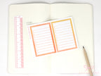 Large Watercolor Checklist Planner and Journal Stickers: Bullet Points, Tasks, Lists