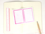 Large Watercolor Checklist Planner and Journal Stickers: Bullet Points, Tasks, Lists