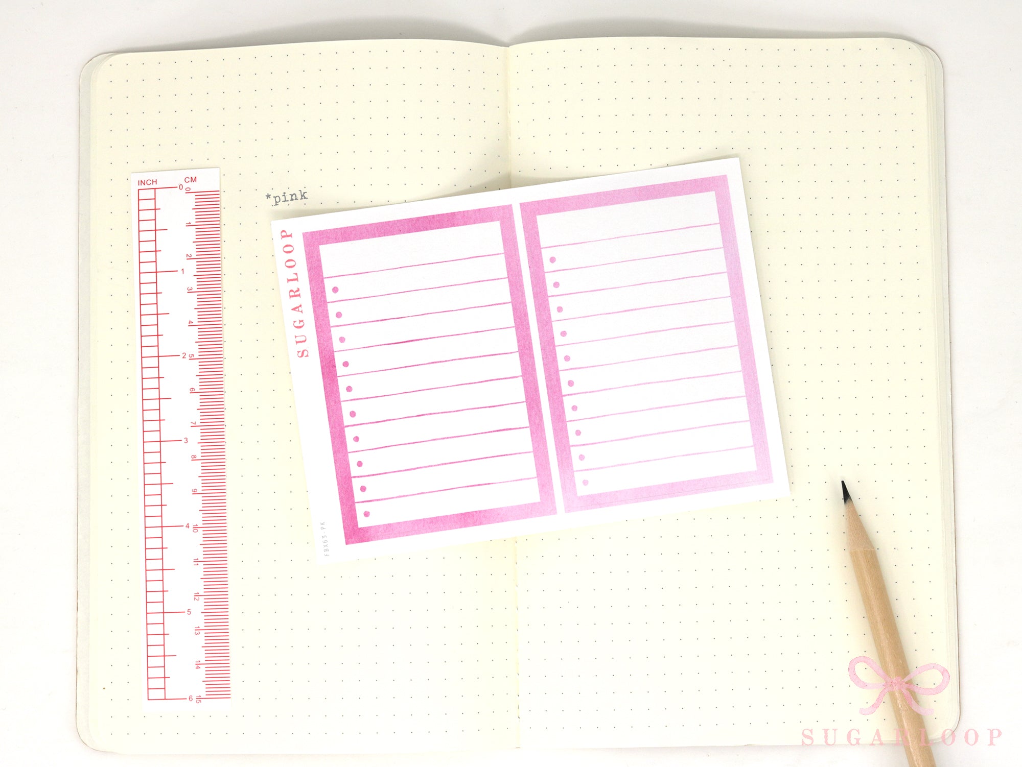 Large Watercolor Checklist Planner and Journal Stickers: Bullet Points, Tasks, Lists