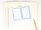 Large Watercolor Checklist Planner and Journal Stickers: Bullet Points, Tasks, Lists