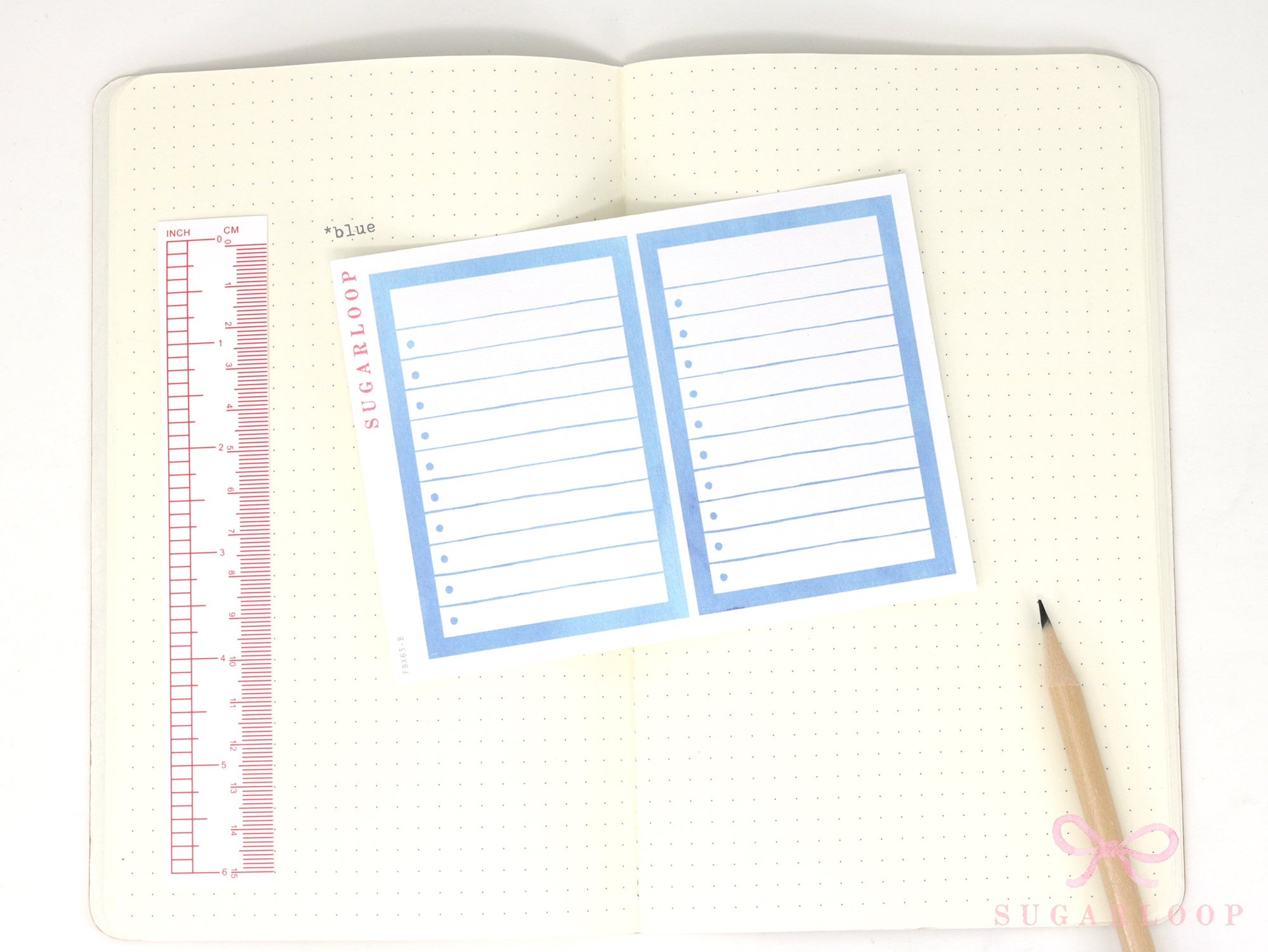 Large Watercolor Checklist Planner and Journal Stickers: Bullet Points, Tasks, Lists
