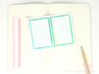 Large Watercolor Checklist Planner and Journal Stickers: Bullet Points, Tasks, Lists