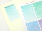 Watercolor Checklist Planner and Journal Stickers: Checklists, Checkboxes
