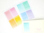 Watercolor Checklist Planner and Journal Stickers: Checklists, Checkboxes