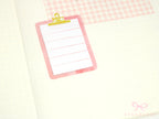 Clipboard Planner and Journal Stickers: Journaling, Color Code, Checklists, Bullet Points, Tasks, Lists