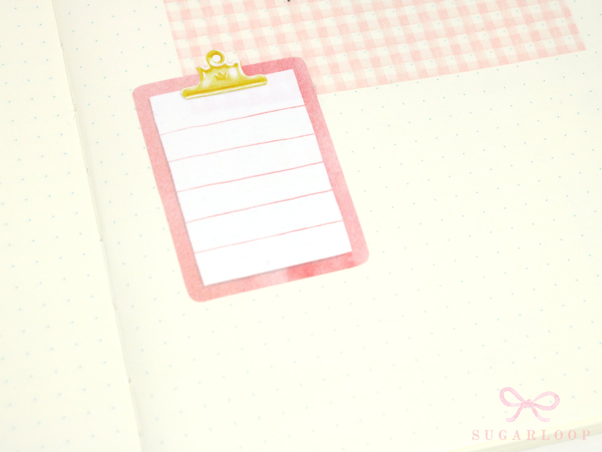 Clipboard Planner and Journal Stickers: Journaling, Color Code, Checklists, Bullet Points, Tasks, Lists