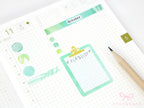 Clipboard Planner and Journal Stickers: Journaling, Color Code, Checklists, Bullet Points, Tasks, Lists