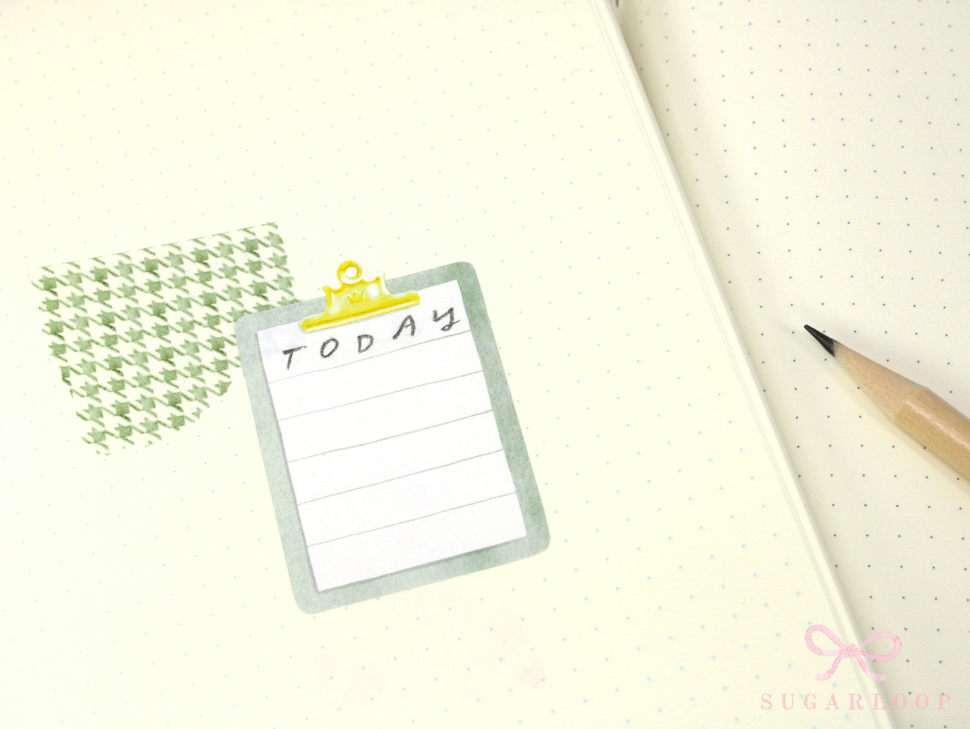 Clipboard Planner and Journal Stickers: Journaling, Color Code, Checklists, Bullet Points, Tasks, Lists