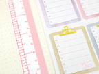 Clipboard Planner and Journal Stickers: Journaling, Color Code, Checklists, Bullet Points, Tasks, Lists