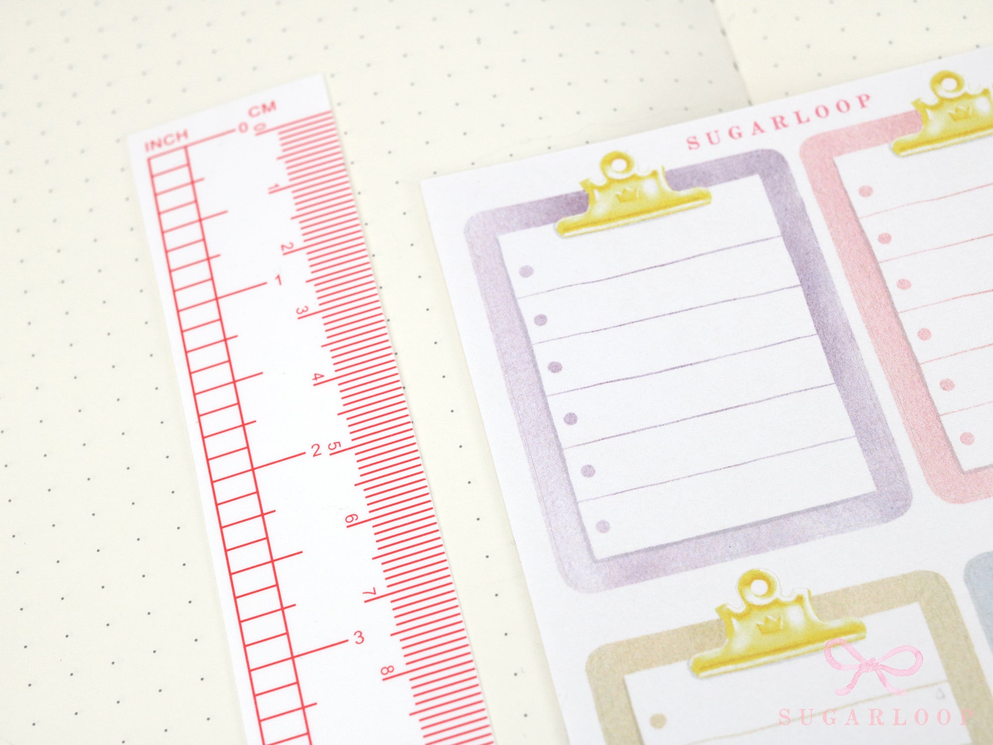 Clipboard Planner and Journal Stickers: Journaling, Color Code, Checklists, Bullet Points, Tasks, Lists