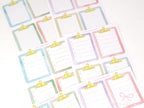 Clipboard Planner and Journal Stickers: Journaling, Color Code, Checklists, Bullet Points, Tasks, Lists