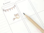 Watering Can Planner and Journal Stickers: Gardening, Pot Plant, Chore Icons