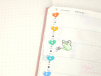 Watering Can Planner and Journal Stickers: Gardening, Pot Plant, Chore Icons