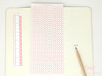 Washi Paper Deco Pattern Sheet for Planners and Journals: Japandi Circles